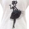 レース地デコレーションTシャツ（ホワイト）Type5