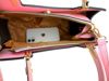 クロコ型押しエナメルトートバッグ（ピンク）