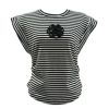 カメリアフレンチ袖Ｔシャツ（ボーダー）