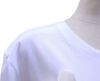 サテン花モチーフBIGＴシャツ（ホワイト）