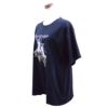 ミュールプリントリボンＴシャツ（ブラック）