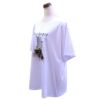 ミュールプリントリボンＴシャツ（ホワイト）